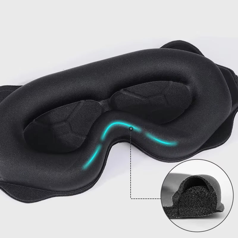 Máscara de Dormir 3D – Bloqueia a Luz e Proporciona Conforto