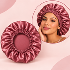 Touca de Cetim Premium – Conforto e Proteção para os Cabelos