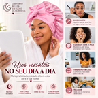 Touca de Cetim Premium – Conforto e Proteção para os Cabelos