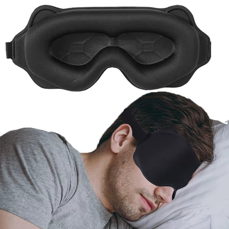 Máscara de Dormir 3D – Bloqueia a Luz e Proporciona Conforto